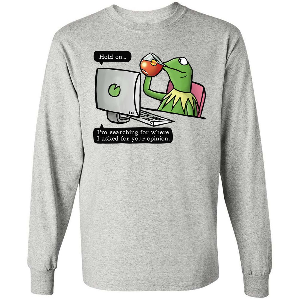 Long Sleeve T-Shirt - Y2DS4FCW - Ash - 5