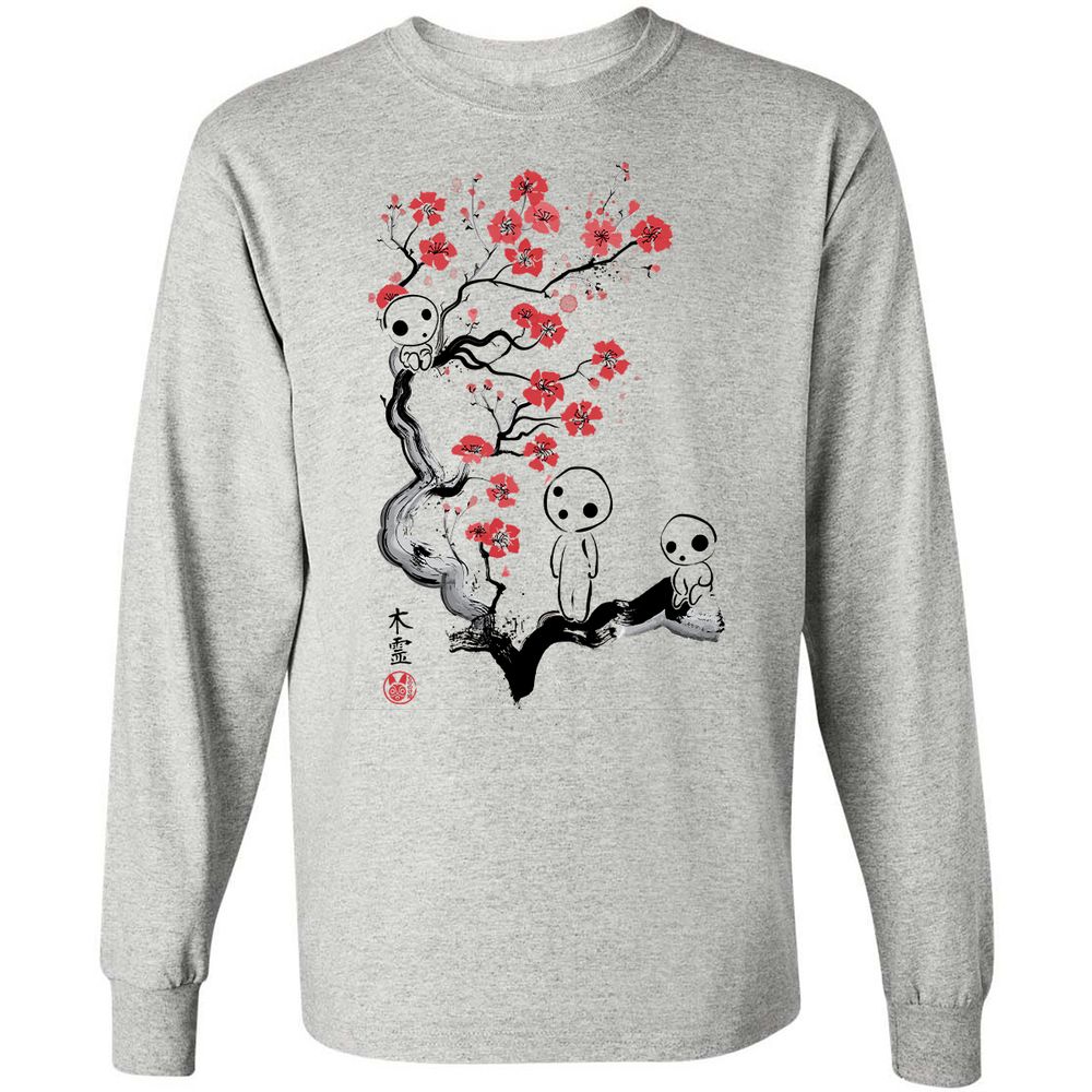 Long Sleeve T-Shirt - JPNJ3HU7 - Ash - 5