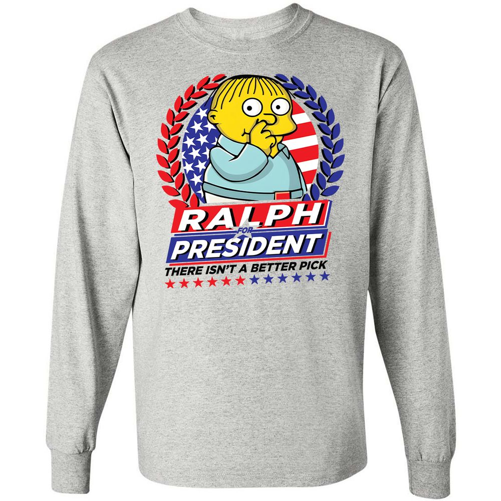 Long Sleeve T-Shirt - H8VUZ4SJ - Ash - 5
