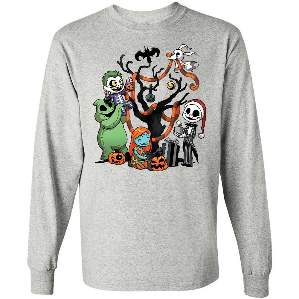 Long Sleeve T-Shirt - UYBMAYVA - Ash - 5
