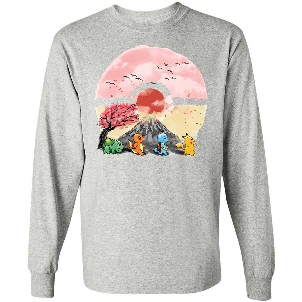 Long Sleeve T-Shirt - 2KAD3BEV - Ash - 5