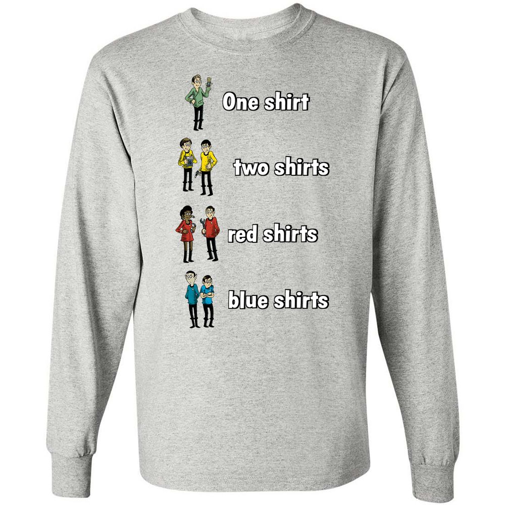 Long Sleeve T-Shirt - GW4NGA66 - Ash - 5