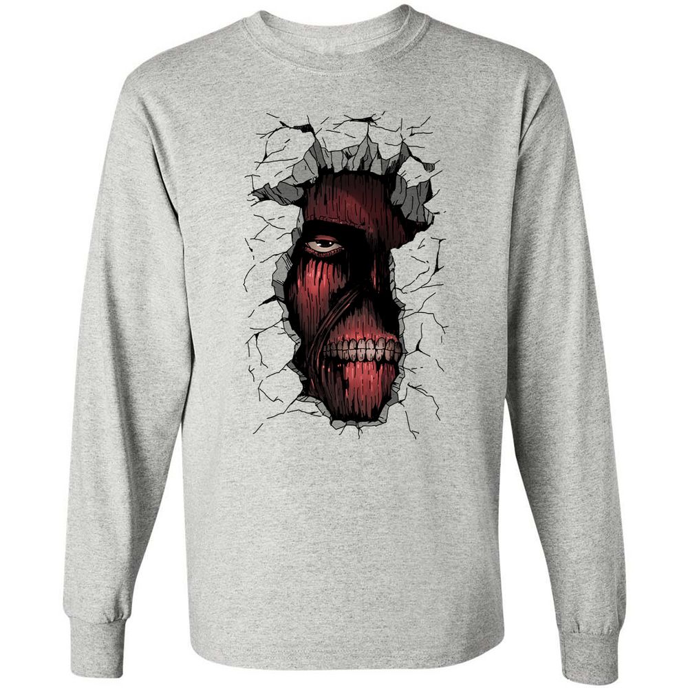 Long Sleeve T-Shirt - 629PBVG1 - Ash - 5
