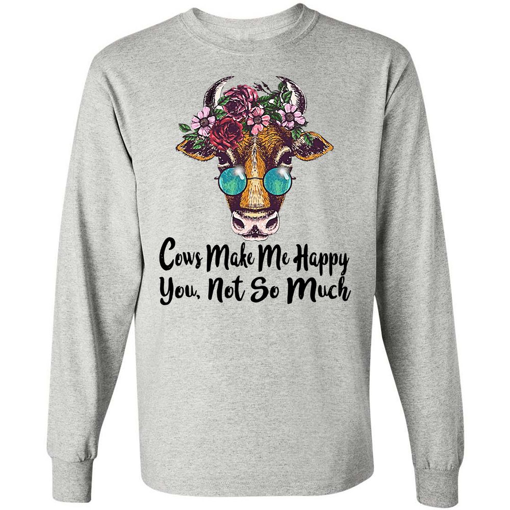 Long Sleeve T-Shirt - H96NU3QW - Ash - 5