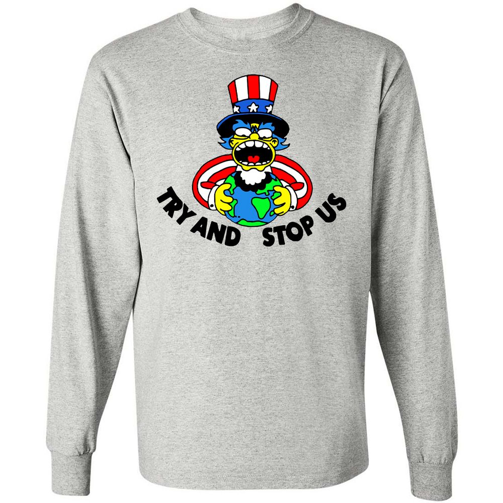 Long Sleeve T-Shirt - 6FXG2UZN - Ash - 5