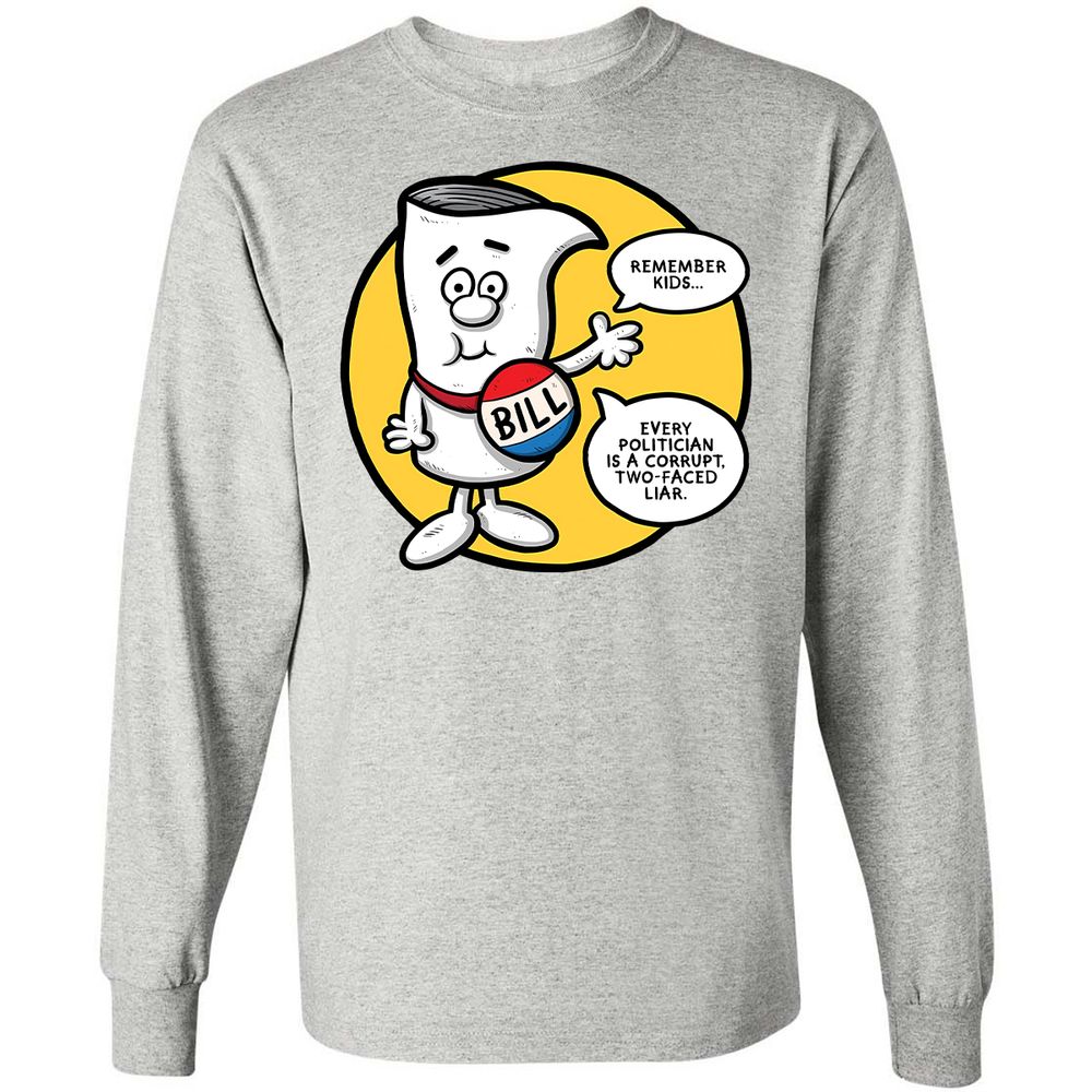 Long Sleeve T-Shirt - 89M5S9JN - Ash - 5