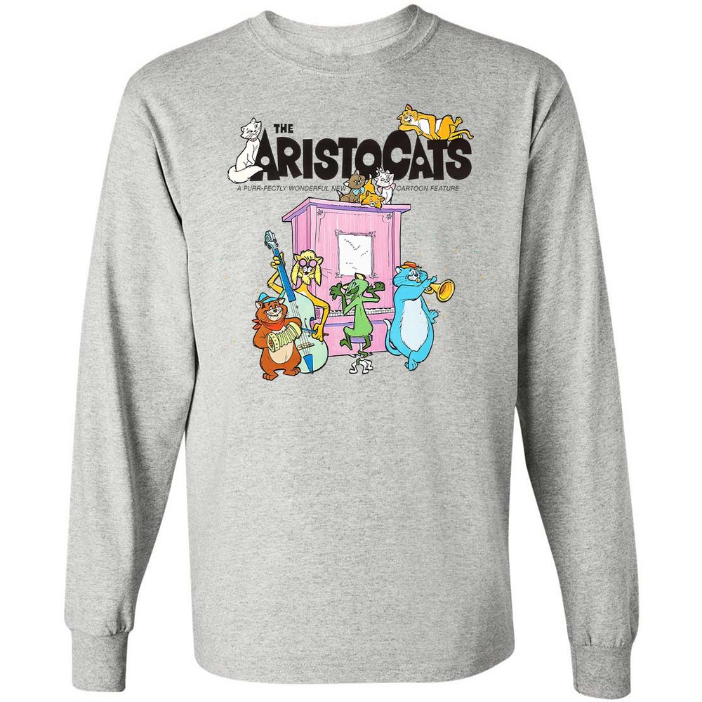 Long Sleeve T-Shirt - 1W5FLCRA - Ash - 5