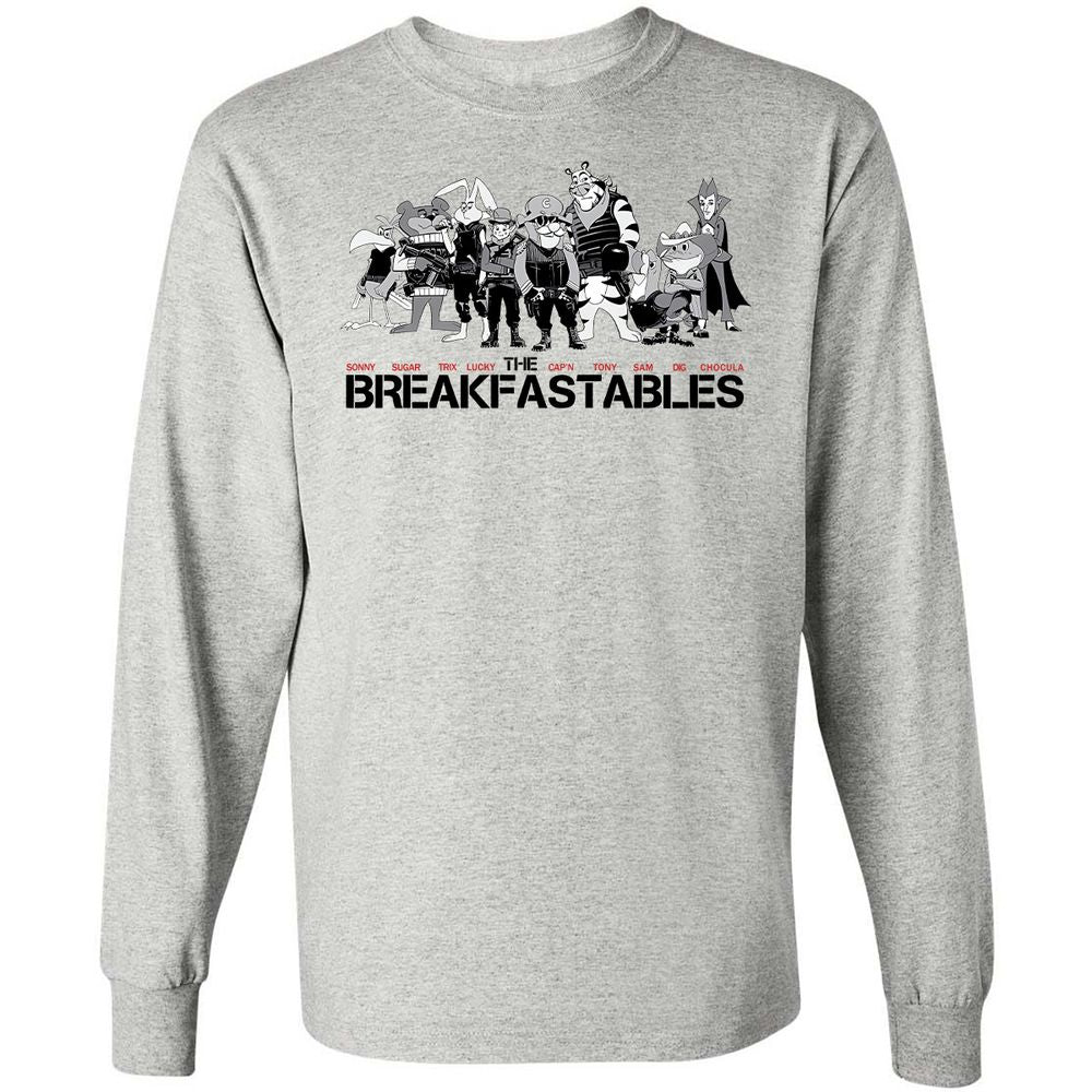 Long Sleeve T-Shirt - KU9XSV28 - Ash - 5