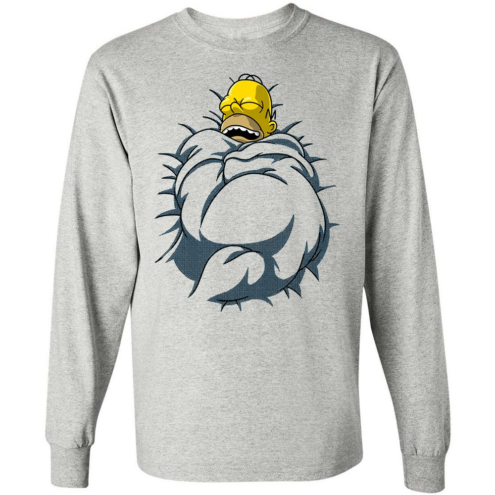 Long Sleeve T-Shirt - LMF734TT - Ash - 5