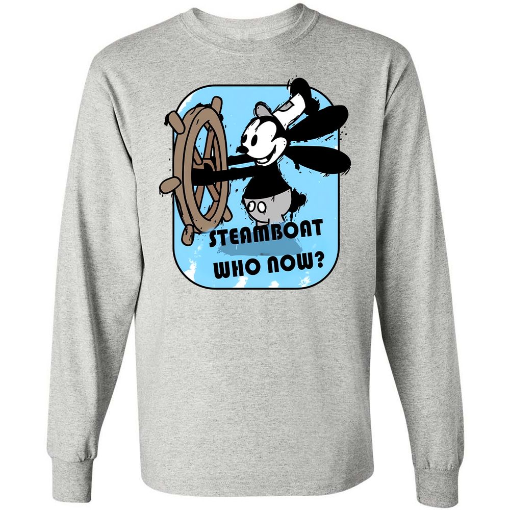 Long Sleeve T-Shirt - HDWKAMFA - Ash - 5