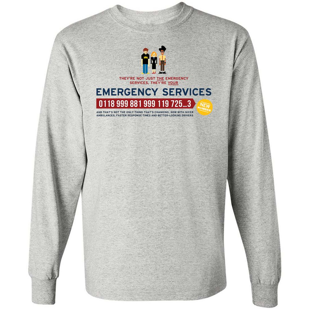 Long Sleeve T-Shirt - PDB65GR8 - Ash - 5