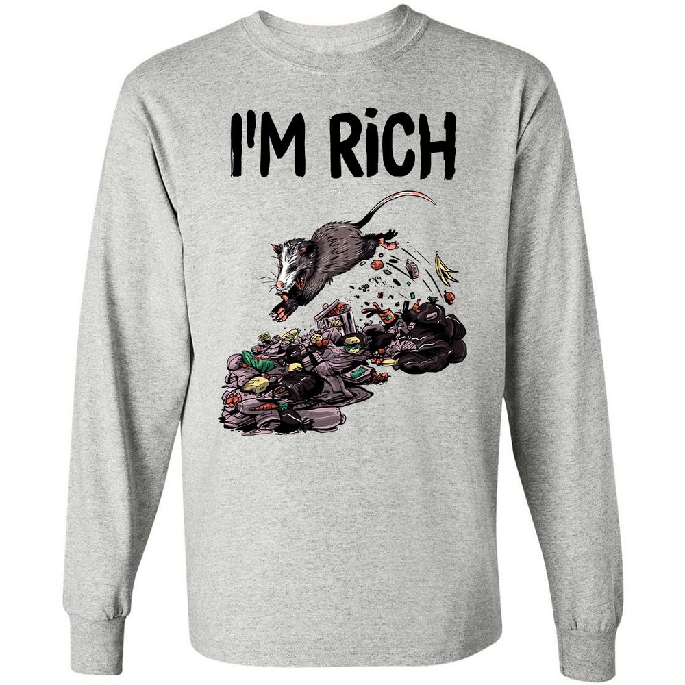 Long Sleeve T-Shirt - KTV3M69T - Ash - 5