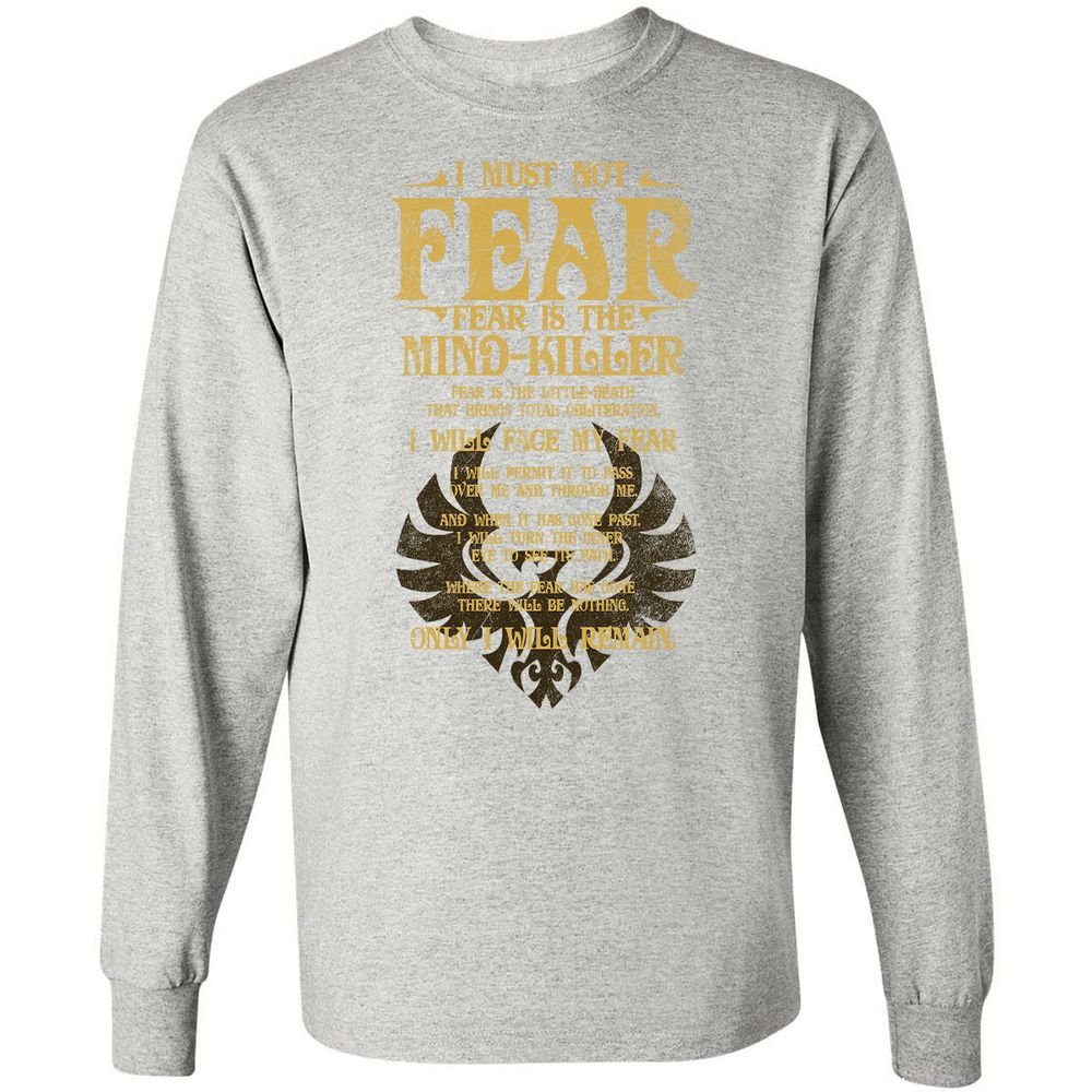 Long Sleeve T-Shirt - TKQRB659 - Ash - 5