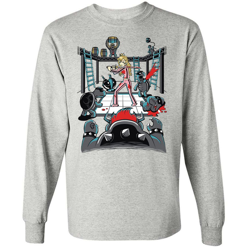 Long Sleeve T-Shirt - VSUGE5HE - Ash - 5