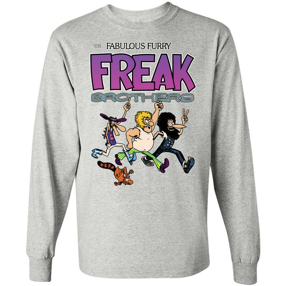 Long Sleeve T-Shirt - CS8YEQKJ - Ash - 5