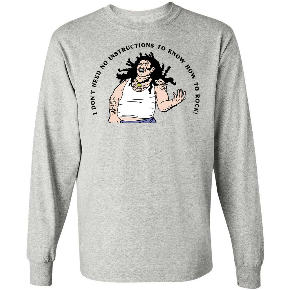 Long Sleeve T-Shirt - XC1J14UC - Ash - 5