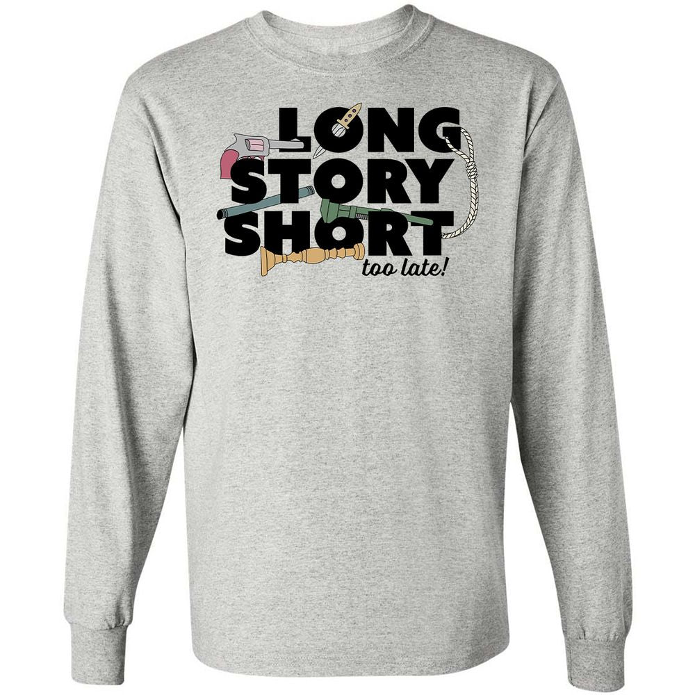 Long Sleeve T-Shirt - YKKYK718 - Ash - 5