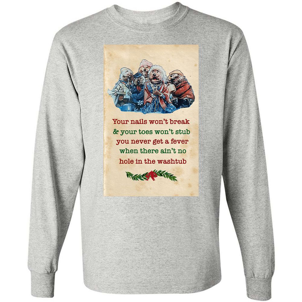 Long Sleeve T-Shirt - NBPDHWVD - Ash - 5