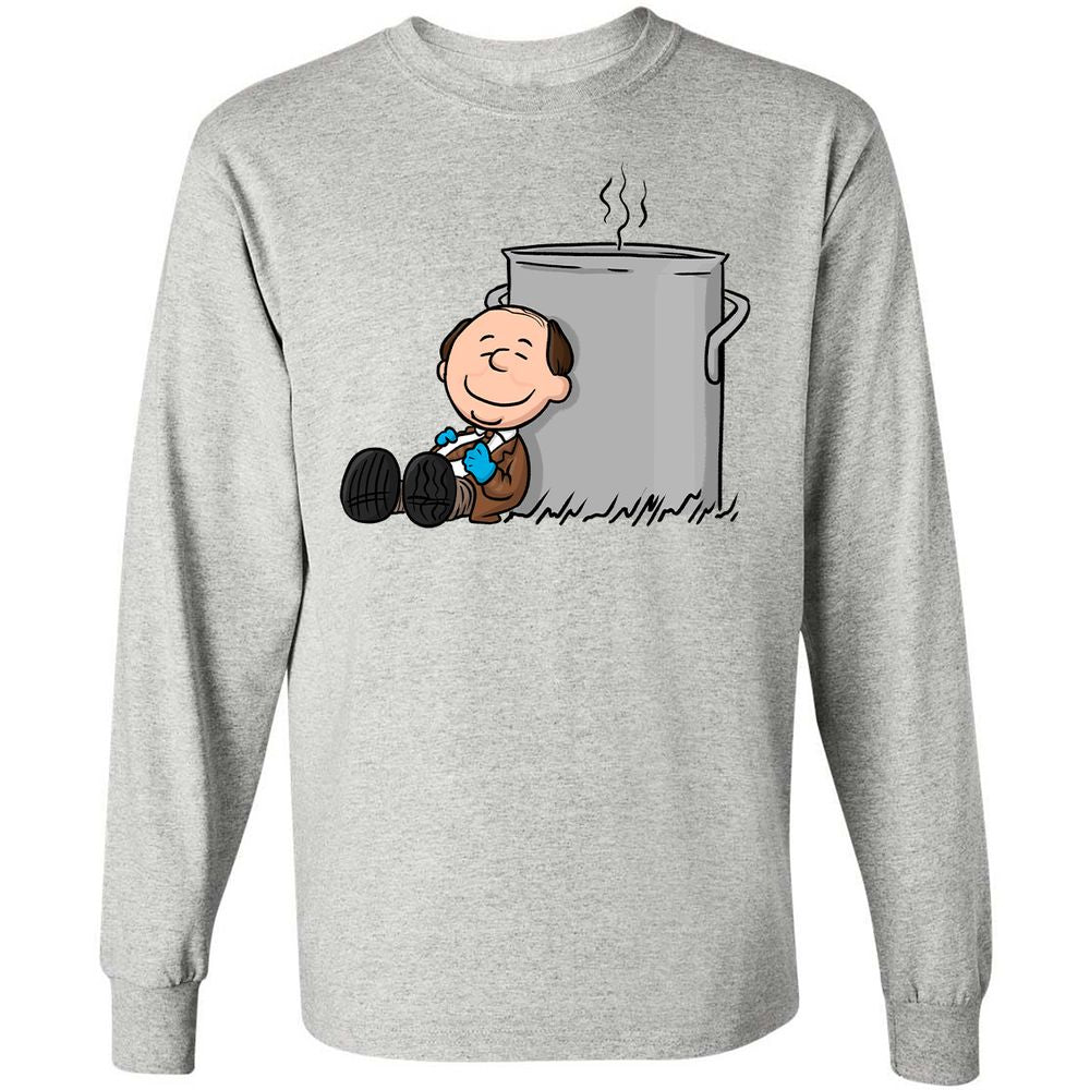 Long Sleeve T-Shirt - LVNFXF6Q - Ash - 5