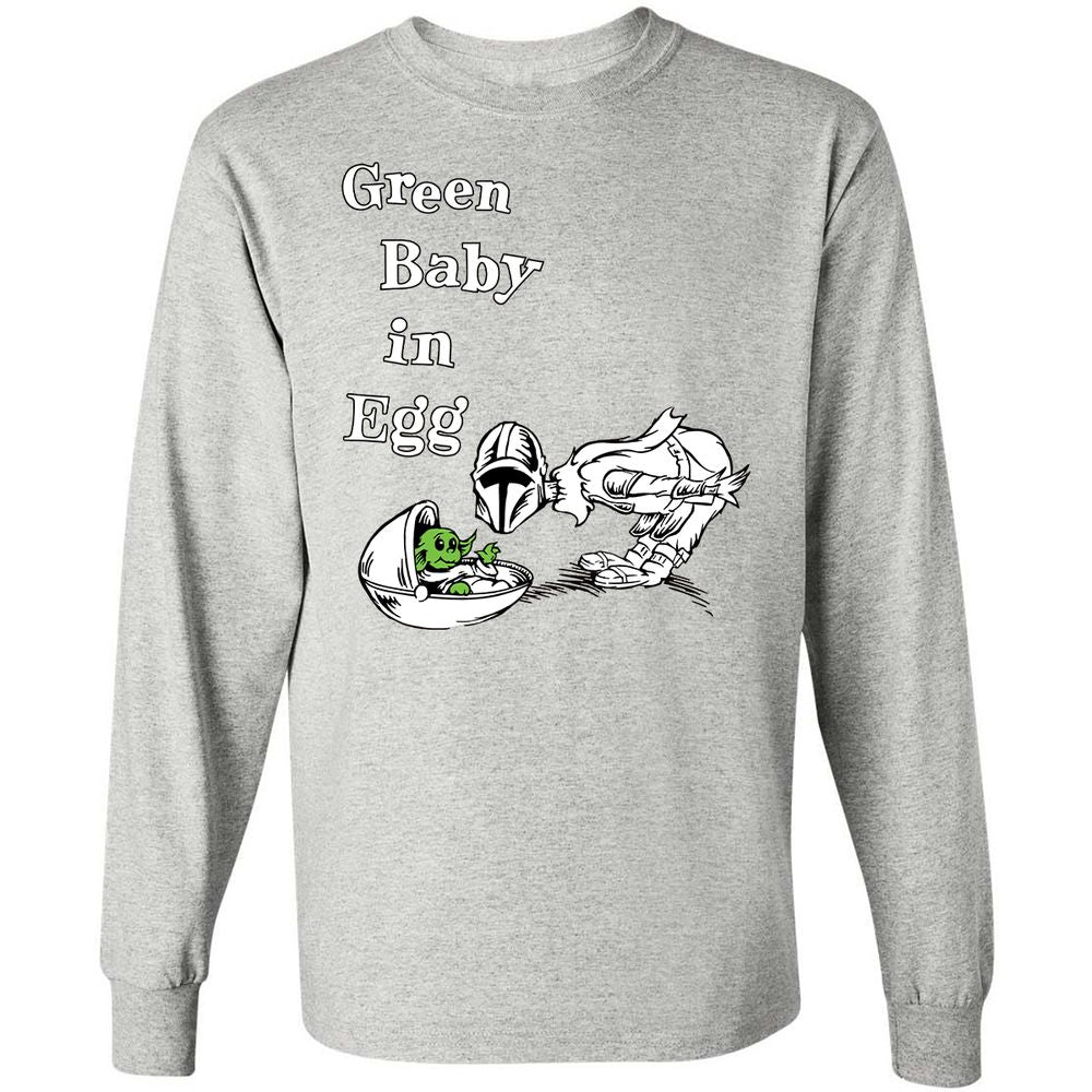 Long Sleeve T-Shirt - 51535A4G - Ash - 5