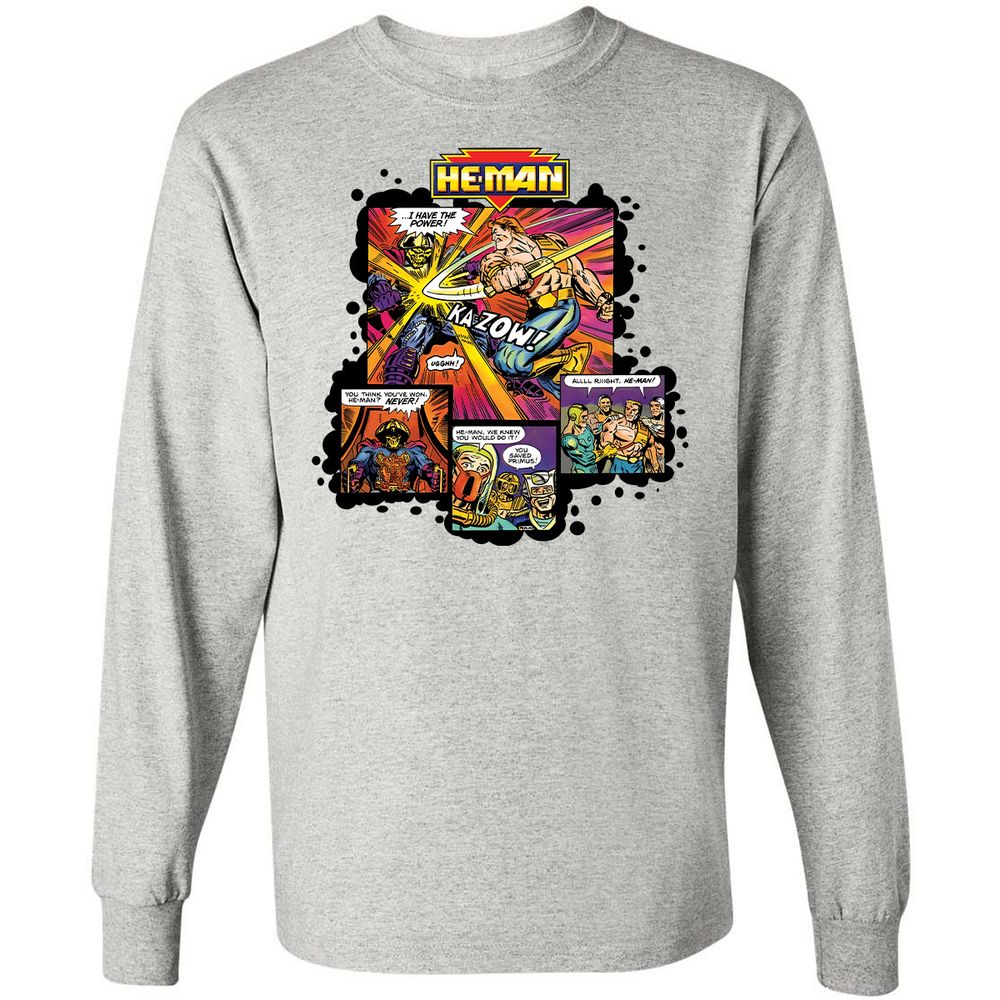 Long Sleeve T-Shirt - DFD9TYSR - Ash - 5