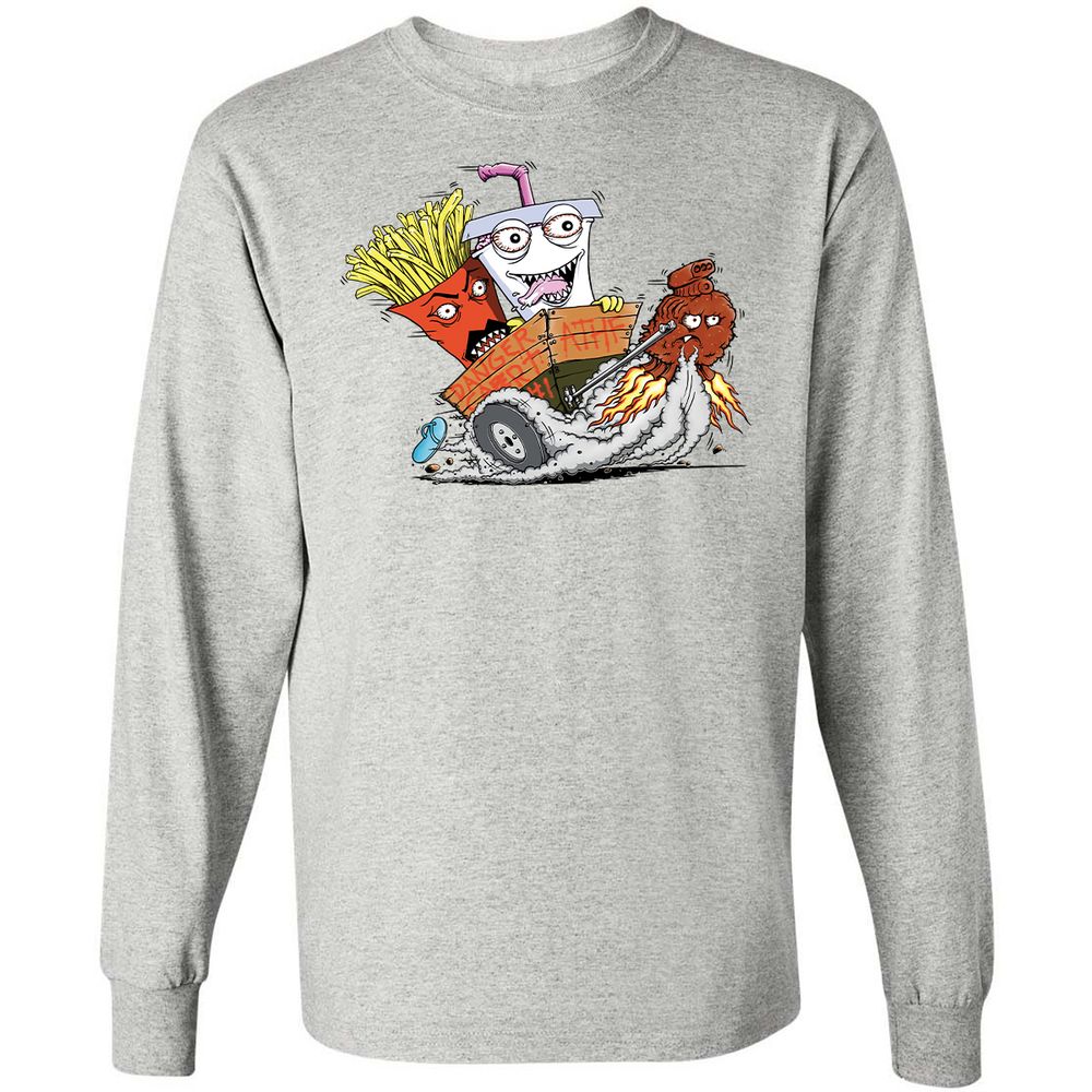 Long Sleeve T-Shirt - C977PTYD - Ash - 5