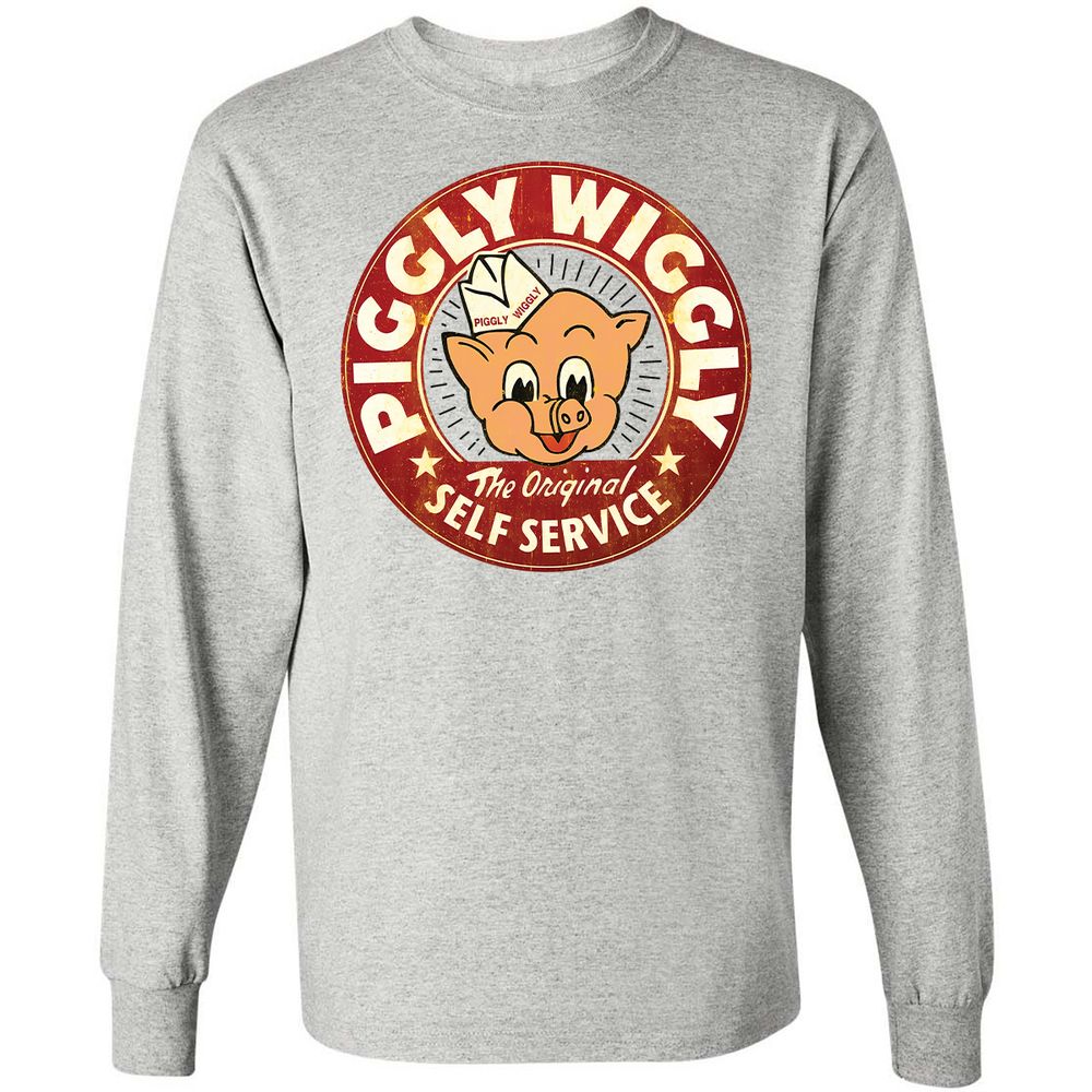 Long Sleeve T-Shirt - W6JRKHWB - Ash - 5