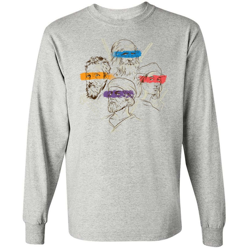 Long Sleeve T-Shirt - T7DP1T2L - Ash - 5