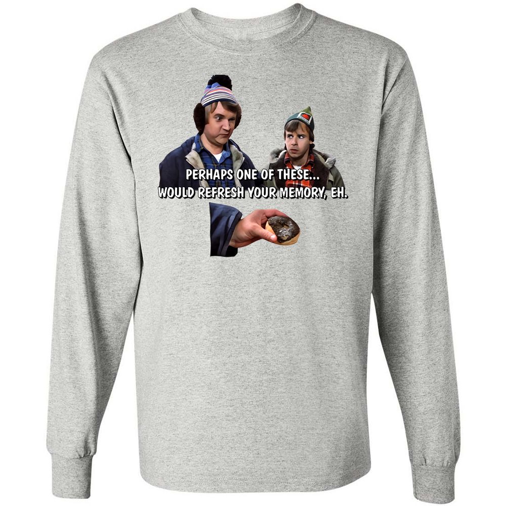 Long Sleeve T-Shirt - AZPXZAGQ - Ash - 5
