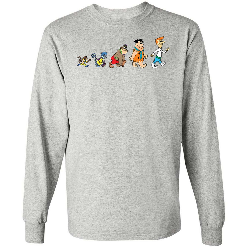 Long Sleeve T-Shirt - Q2VZJLJU - Ash - 5