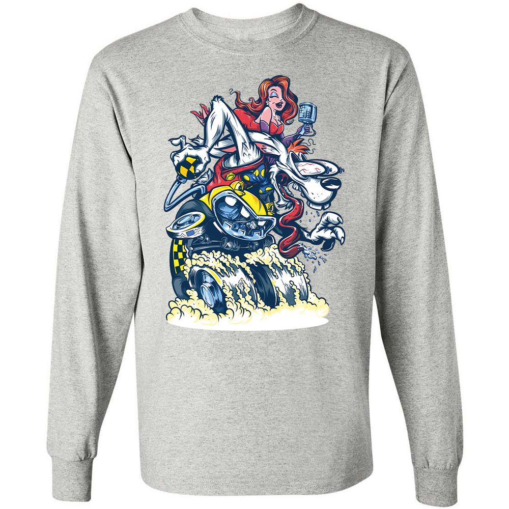 Long Sleeve T-Shirt - NAE183UN - Ash - 5