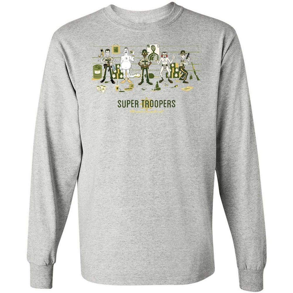 Long Sleeve T-Shirt - KH69PT6B - Ash - 5