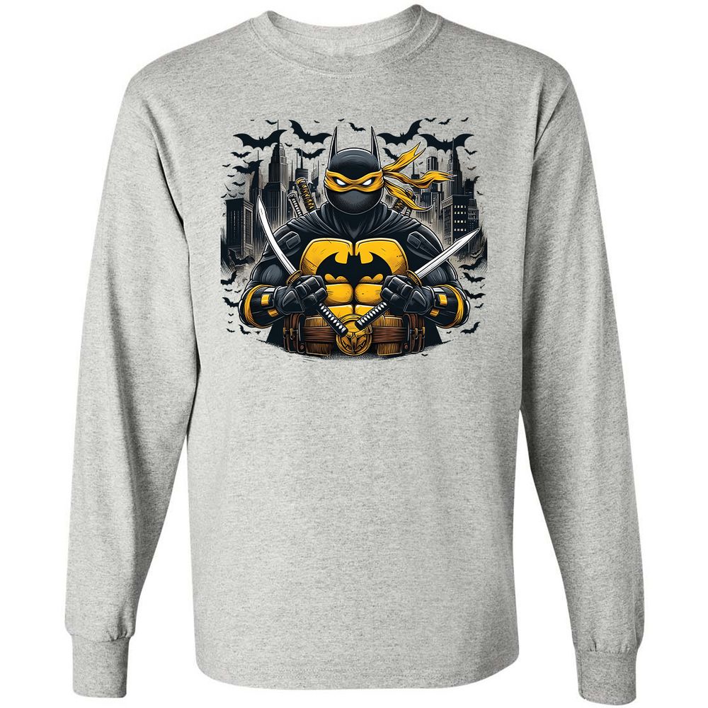 Long Sleeve T-Shirt - NNAB67TK - Ash - 5