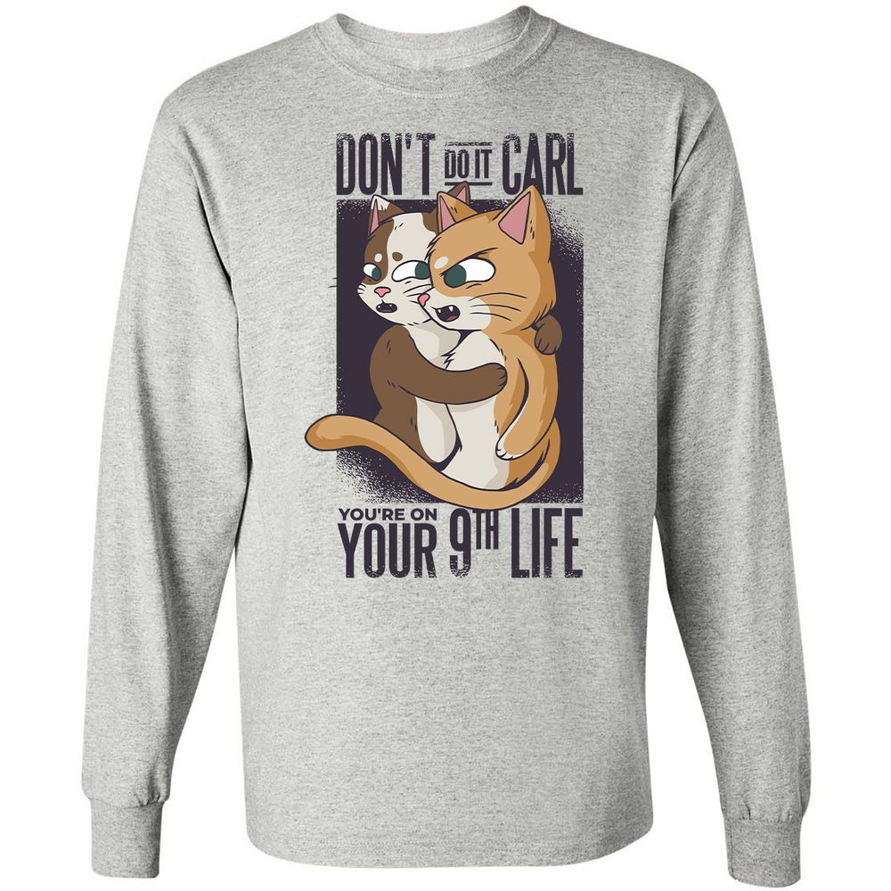 Long Sleeve T-Shirt - 4KFJZN6M - Ash - 5