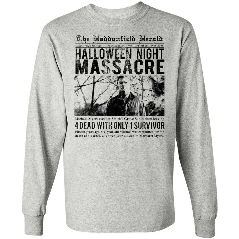 Long Sleeve T-Shirt - RJWQPLDL - Ash - 5