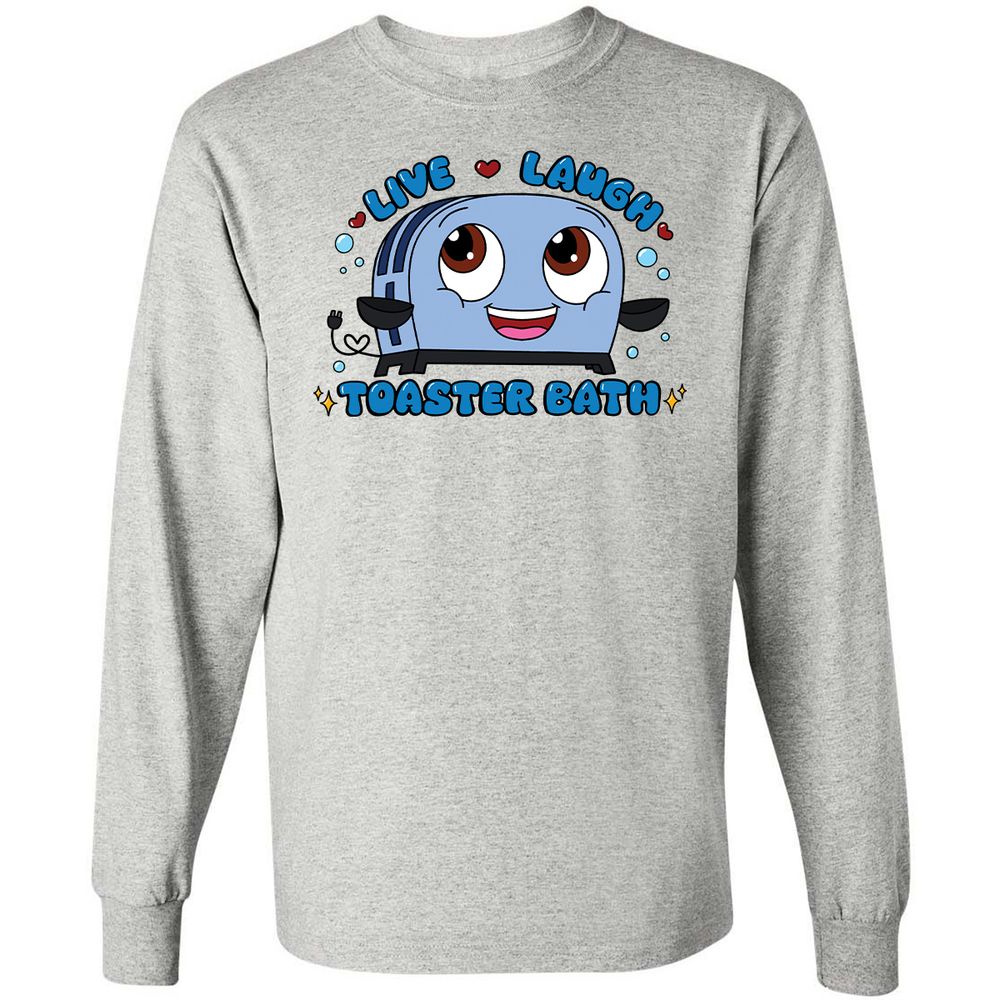 Long Sleeve T-Shirt - K6ENSU6F - Ash - 5