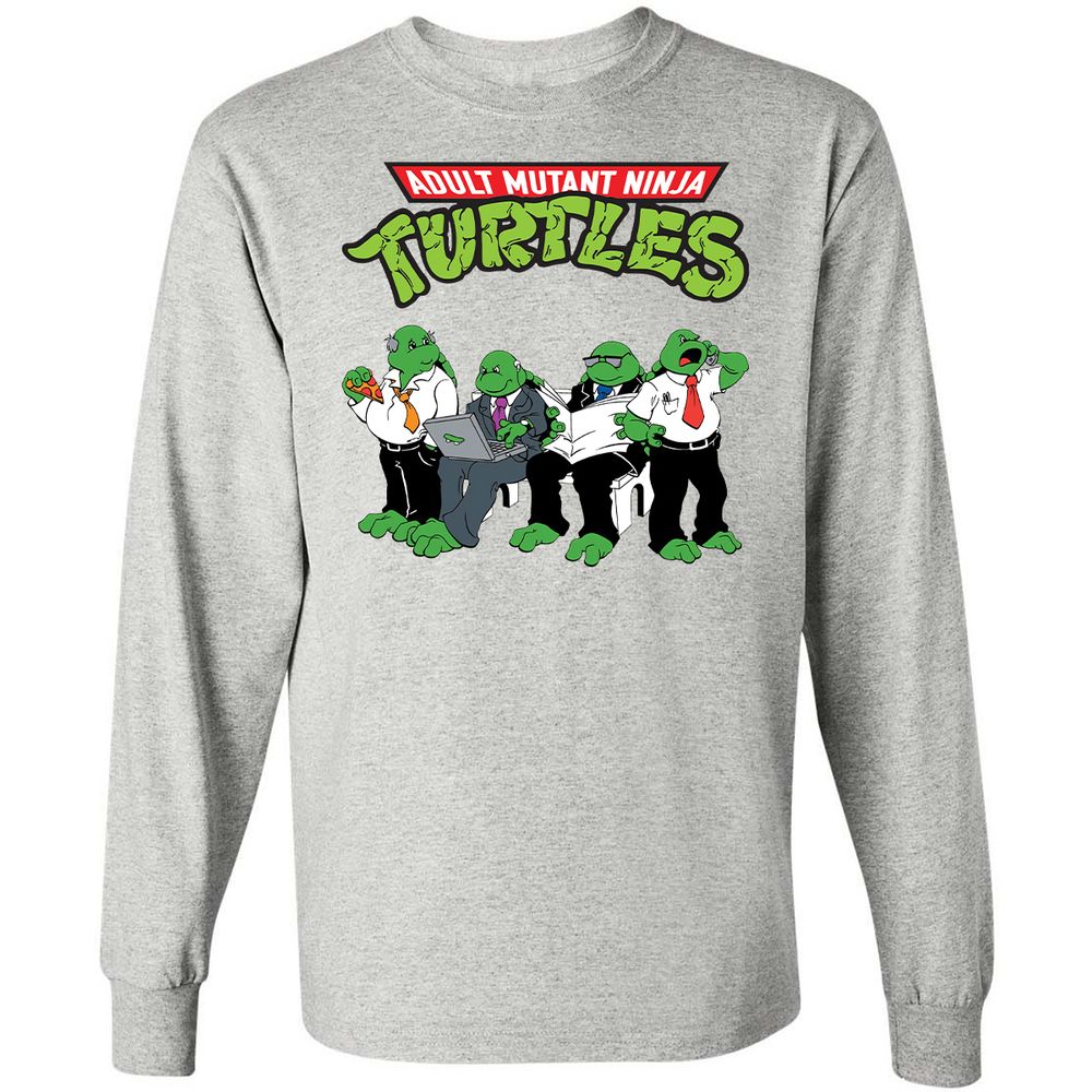 Long Sleeve T-Shirt - BANAX1GP - Ash - 5