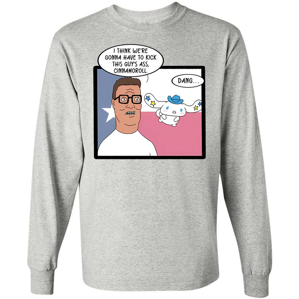 Long Sleeve T-Shirt - 7QHU6Z2X - Ash - 5