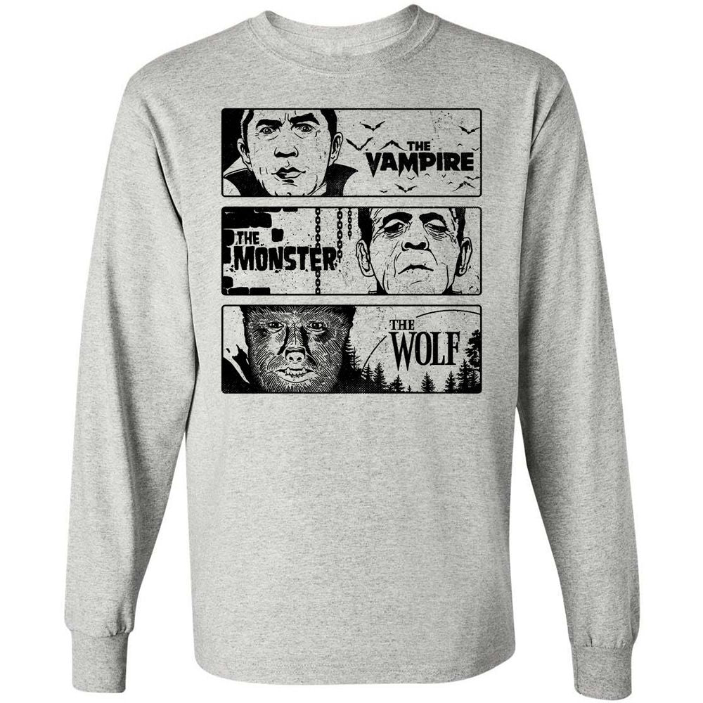 Long Sleeve T-Shirt - XYJN5Z32 - Ash - 5