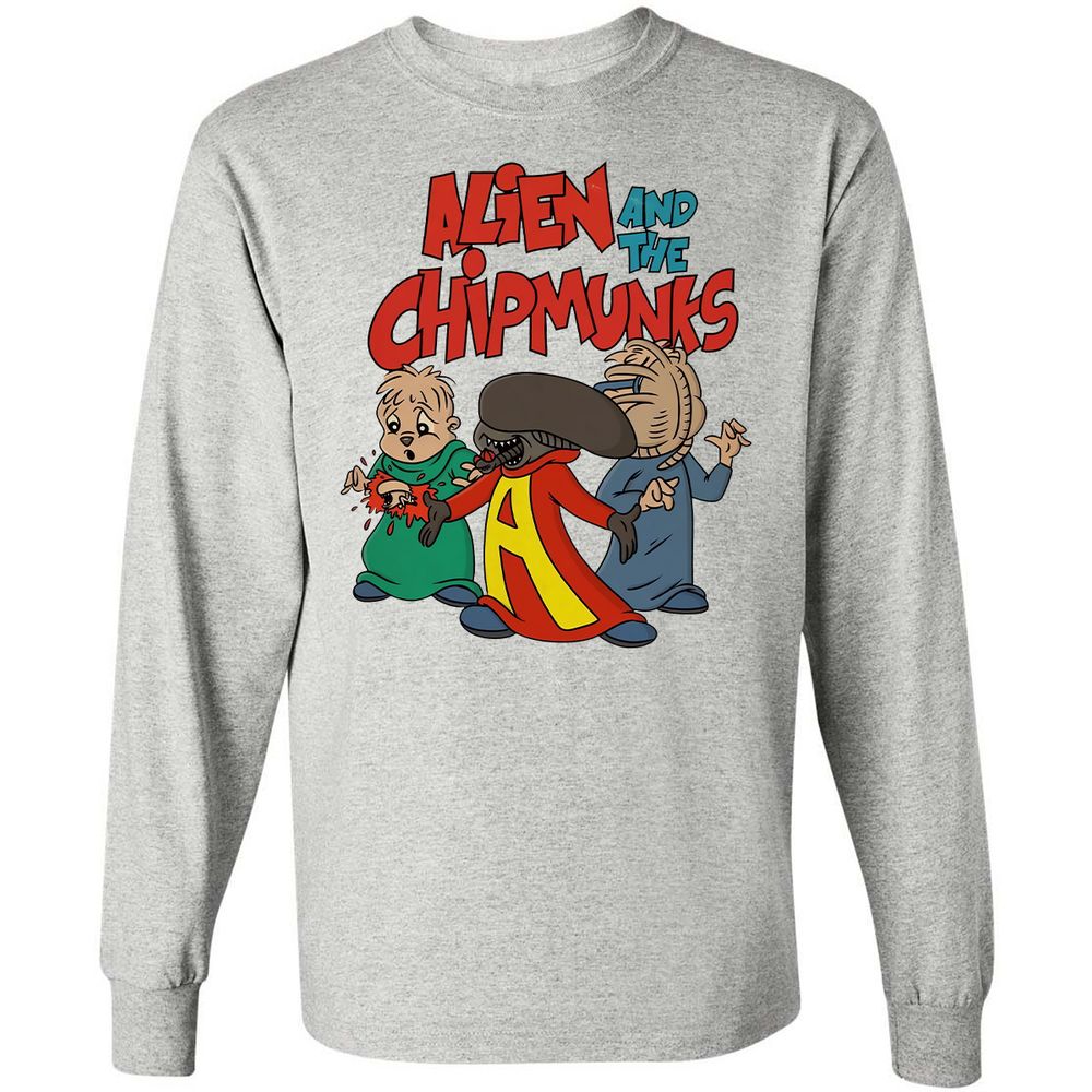 Long Sleeve T-Shirt - AAHAAXPM - Ash - 5