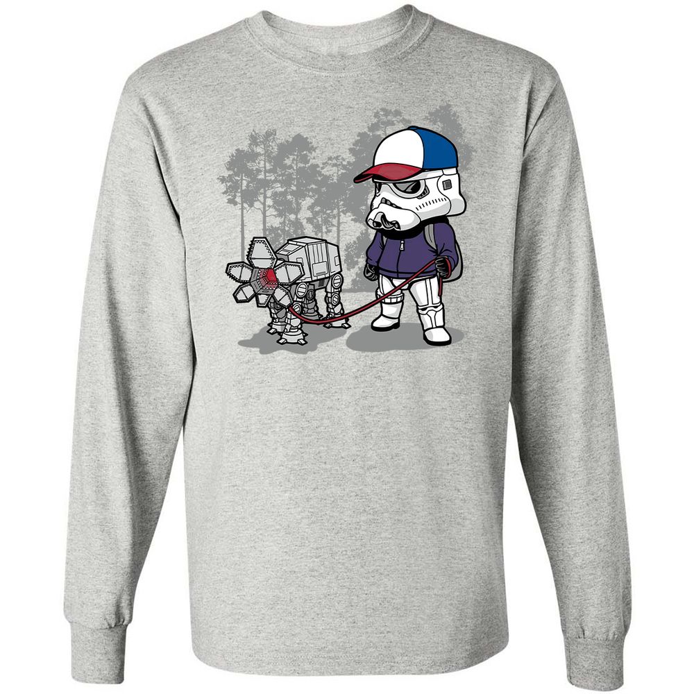 Long Sleeve T-Shirt - F193JLH8 - Ash - 5