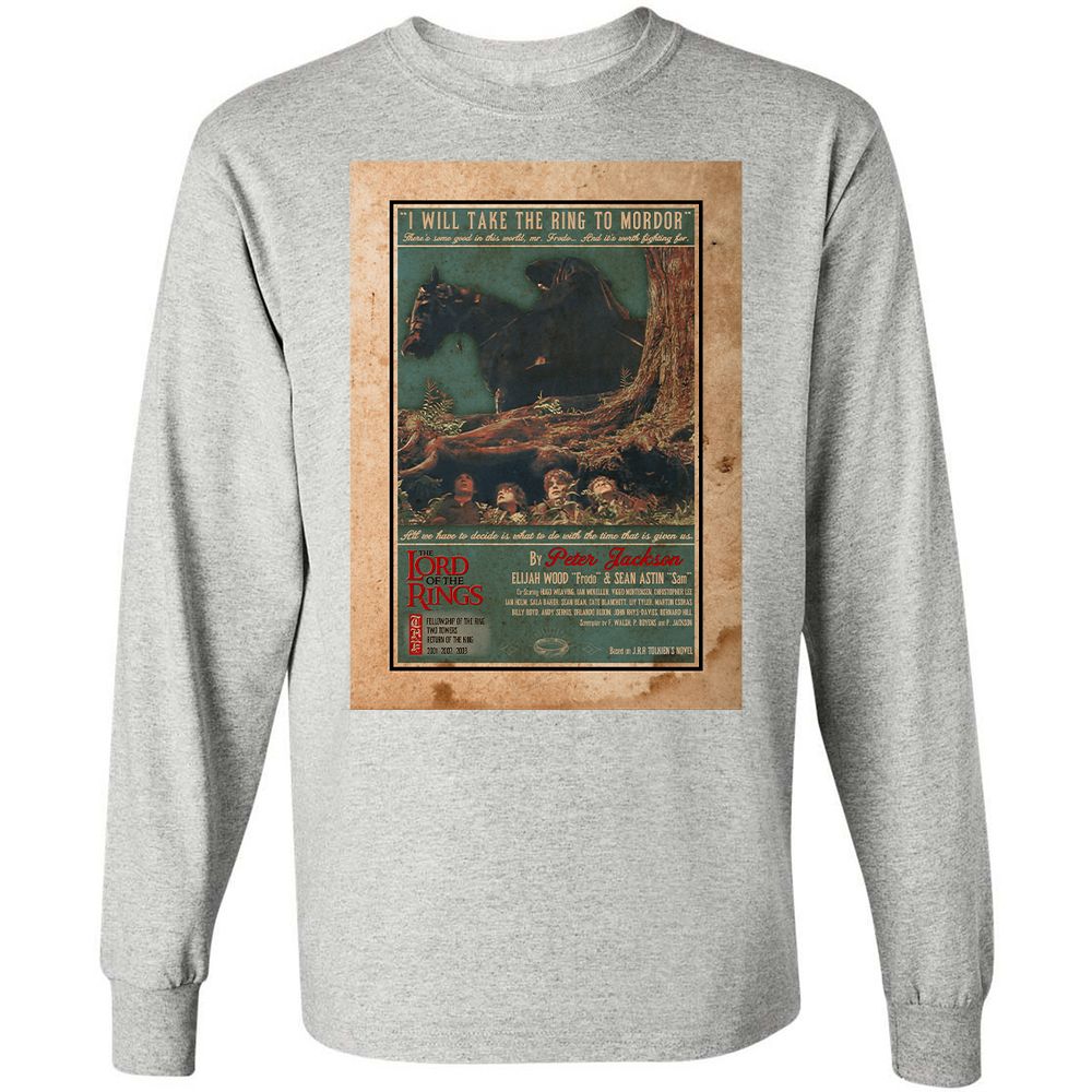 Long Sleeve T-Shirt - QXKLY3DP - Ash - 5