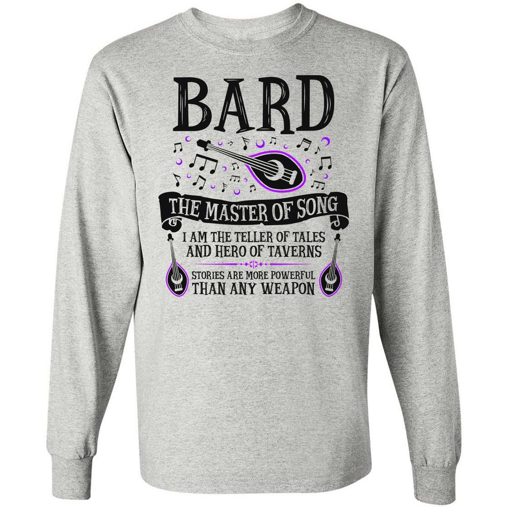 Long Sleeve T-Shirt - EED7BGKZ - Ash - 5