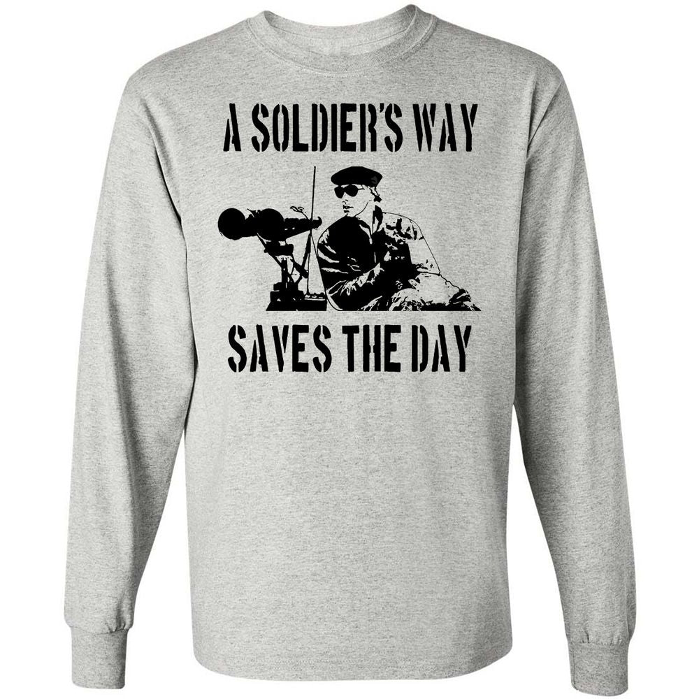 Long Sleeve T-Shirt - LBYWA434 - Ash - 5