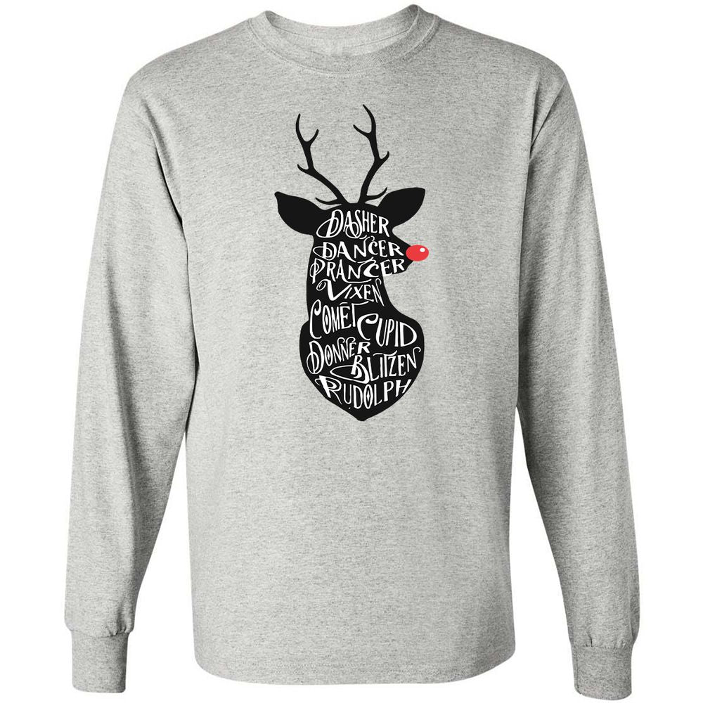 Long Sleeve T-Shirt - 48WQH1PK - Ash - 5