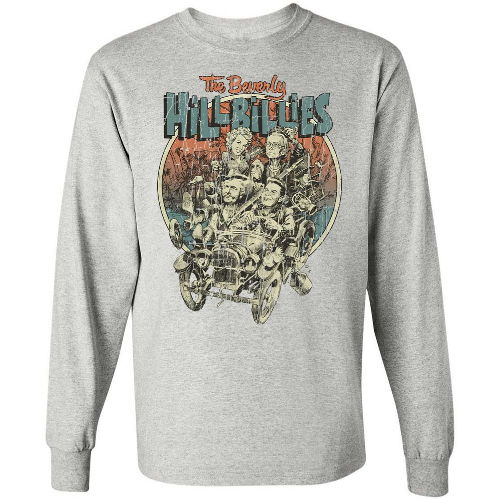 Long Sleeve T-Shirt - X5CJ8QCZ - Ash - 5