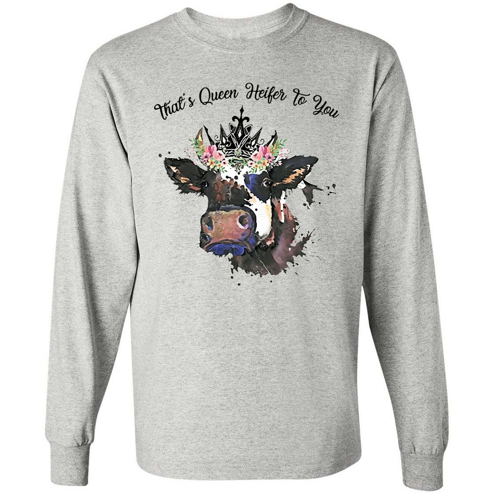 Long Sleeve T-Shirt - HUT9X2HF - Ash - 5