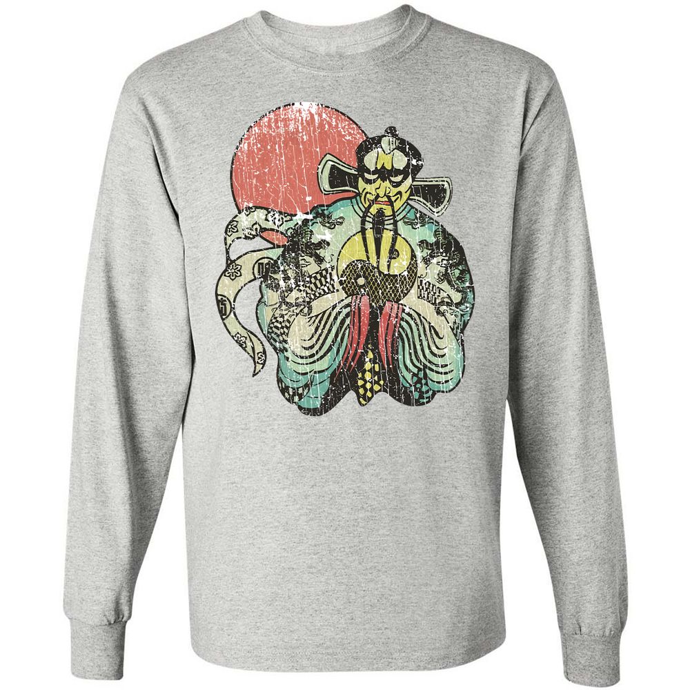 Long Sleeve T-Shirt - 559XGEPQ - Ash - 5