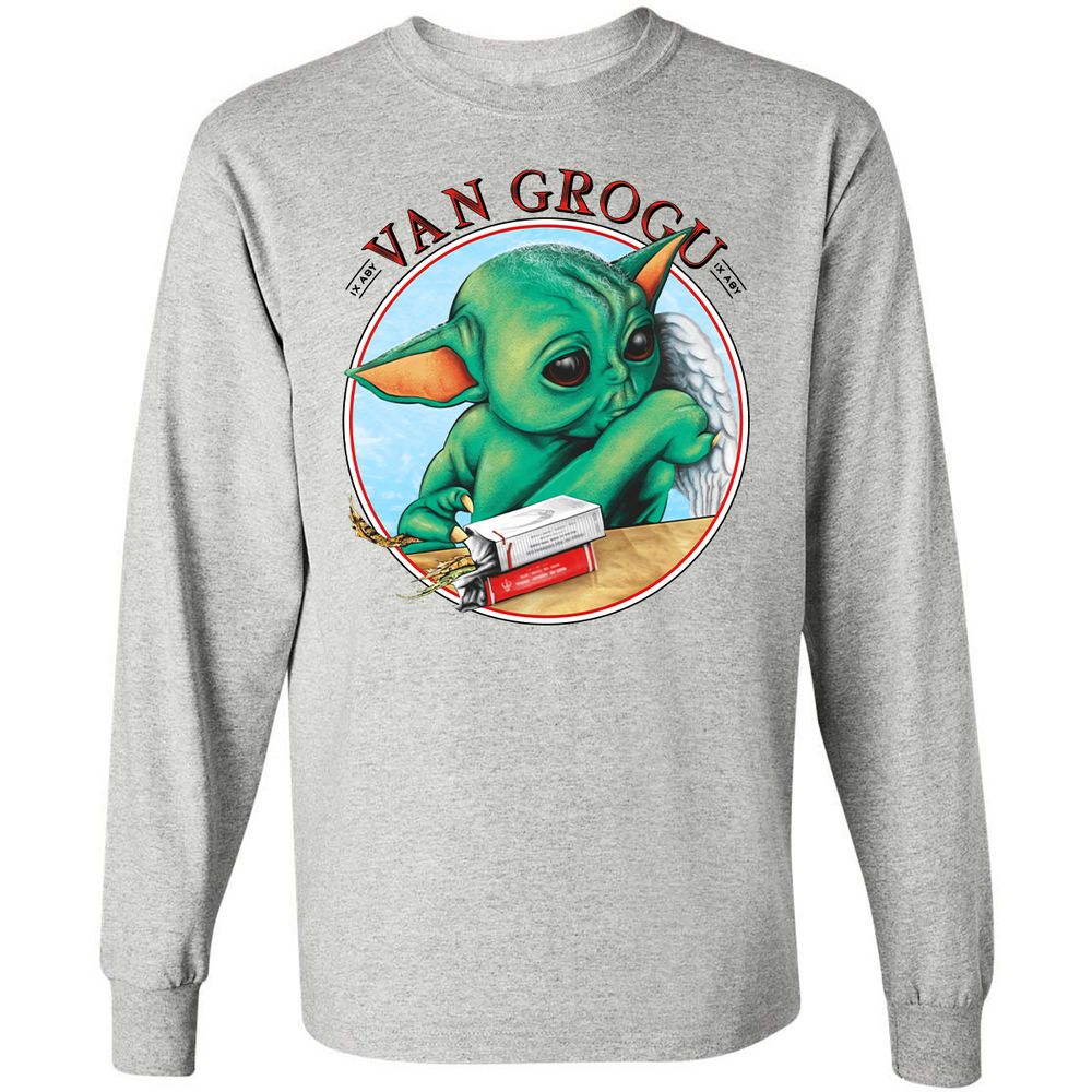 Long Sleeve T-Shirt - BPHC4QAG - Ash - 5