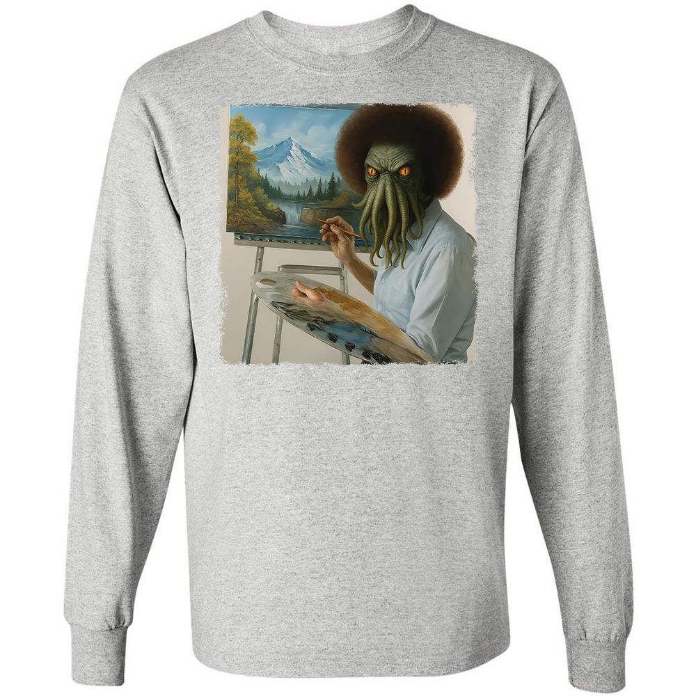 Long Sleeve T-Shirt - WJ2Q7HXE - Ash - 5